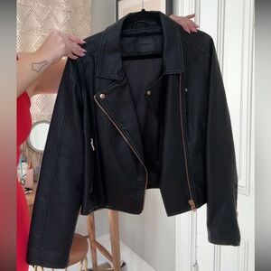 BLANK NYC Leather Jacket Size XL